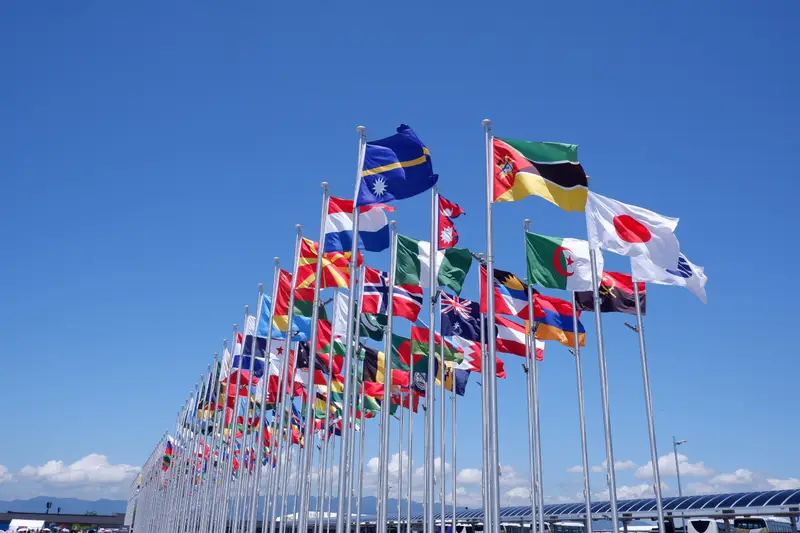 万博の国旗