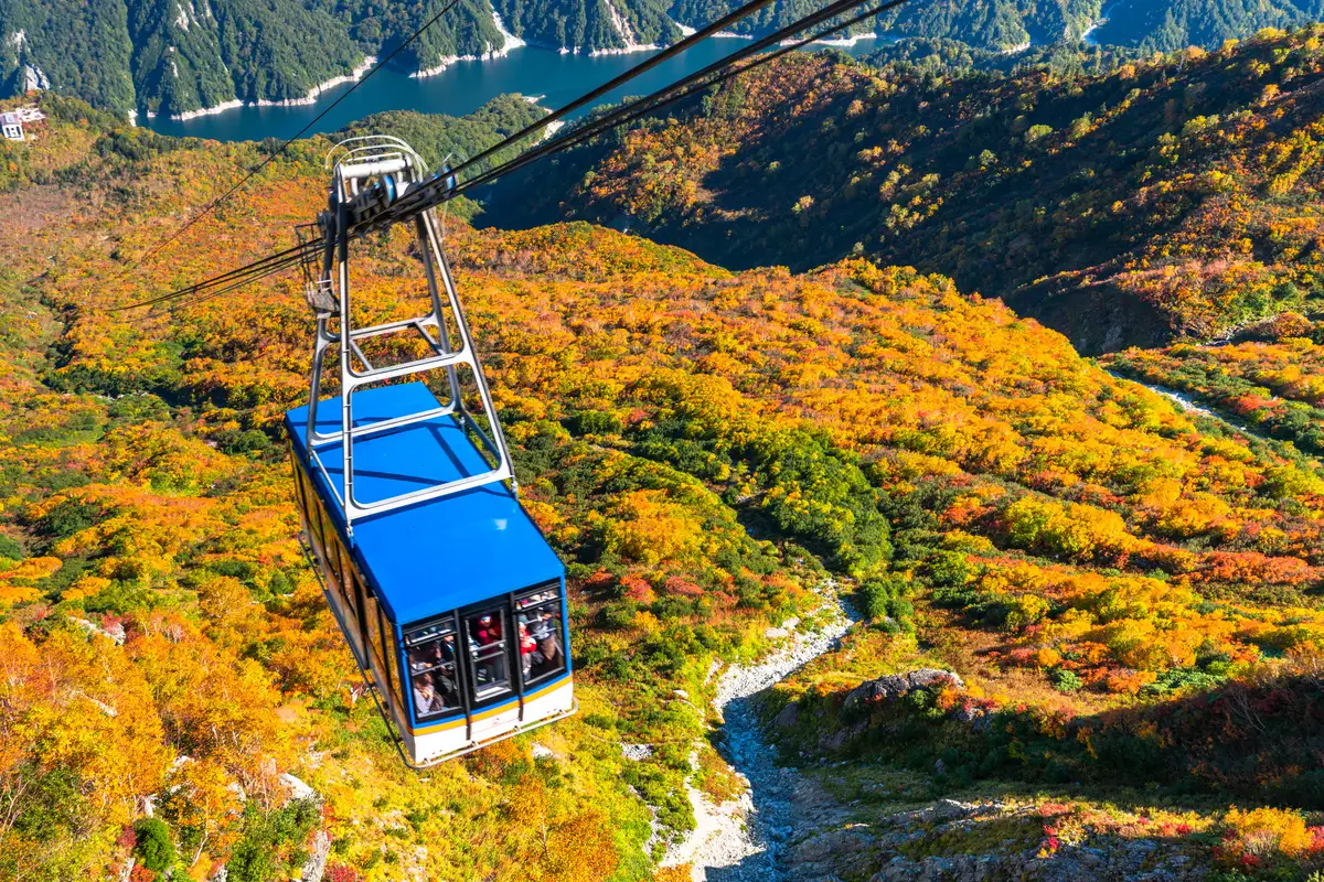 紅葉の立山黒部アルペンルート