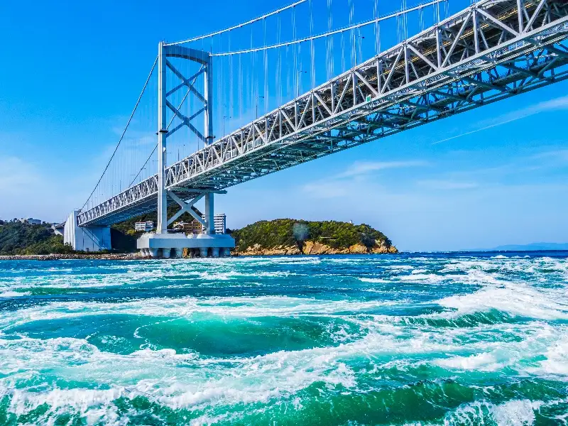 鳴門大橋の渦潮