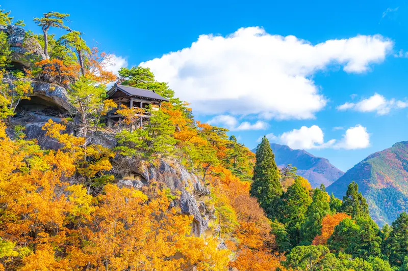 山寺（立石寺）の紅葉