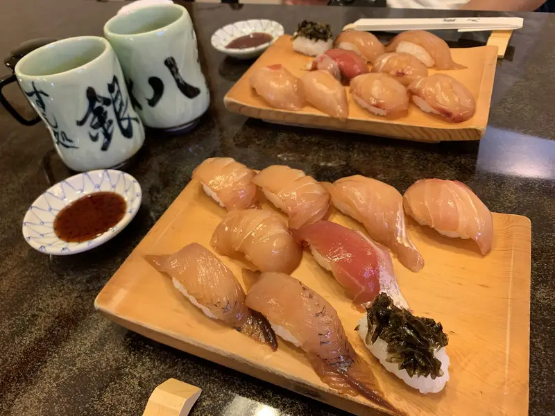 すし処 銀八の八丈島名物「島寿司」