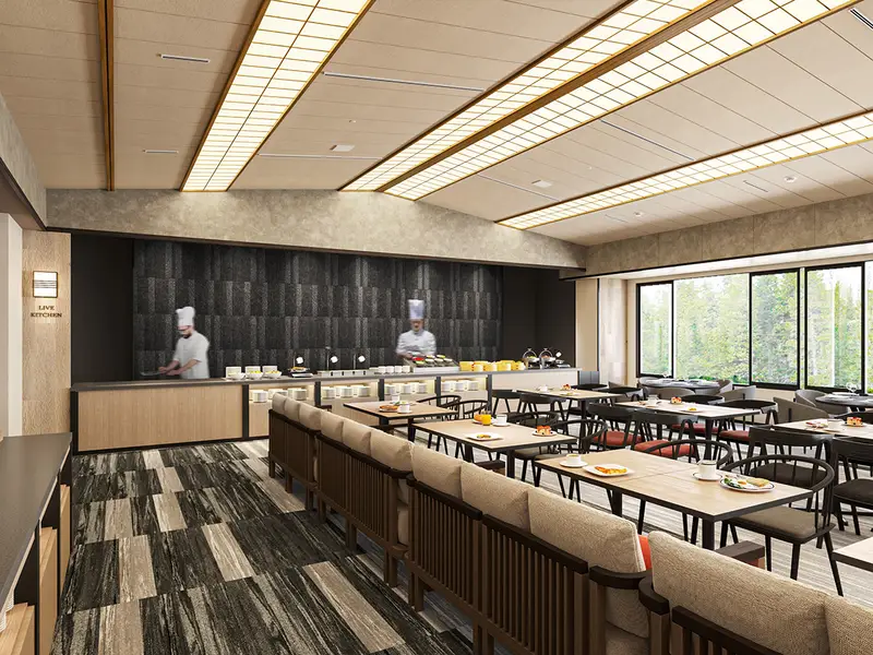 河鹿荘 食事会場（イメージ）