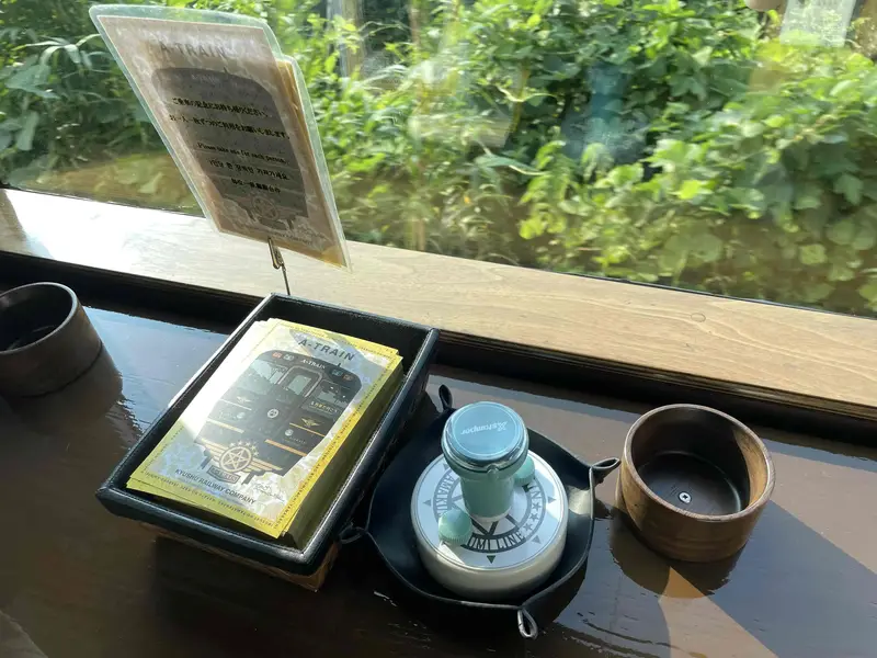 乗車記念証スタンプ押し場