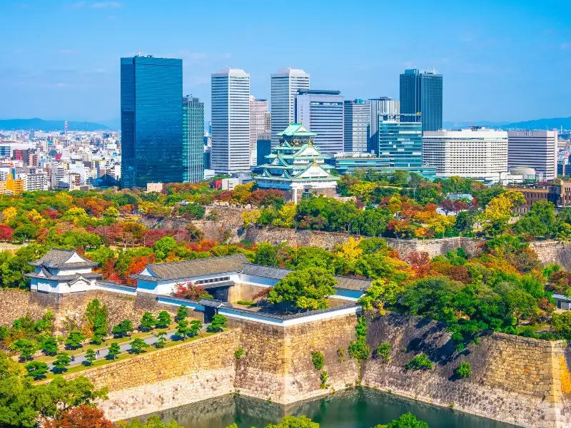 秋の大阪城
