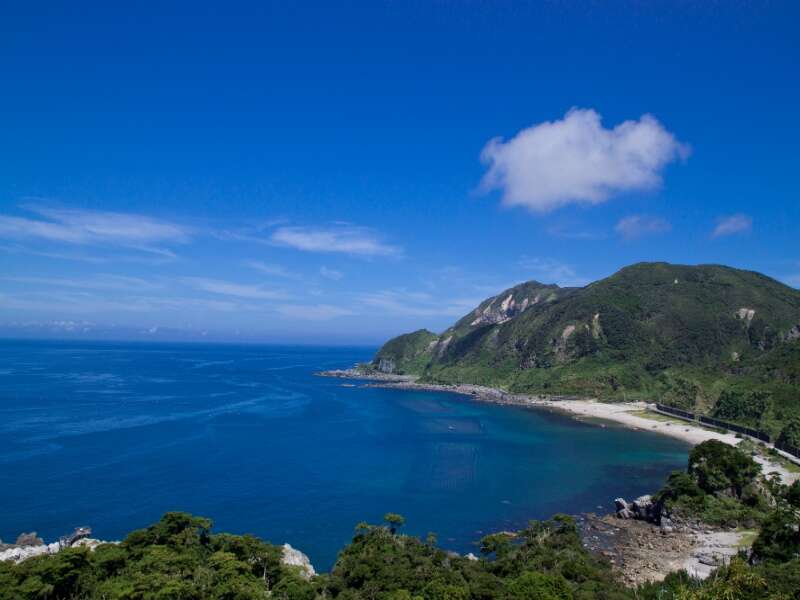 伊豆大島 海の風景