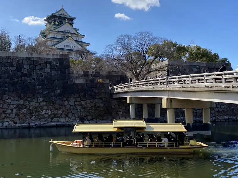 黄金の「大阪城御座船」