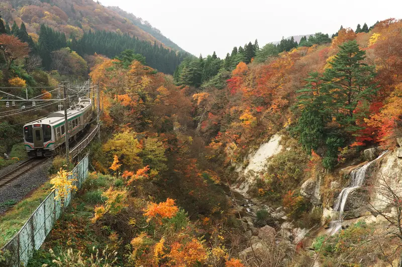 面白山紅葉川渓谷