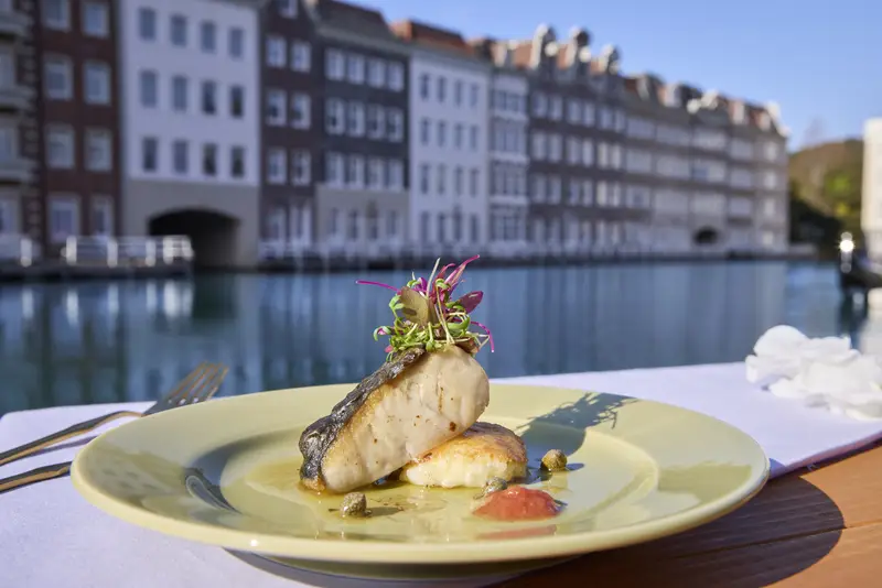 九州産サワラのポワレリゾット添え