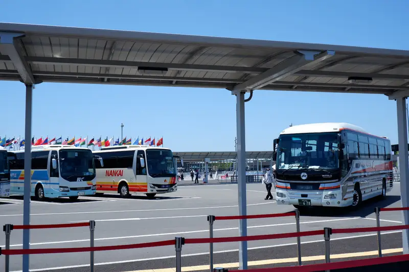 西ゲートの夢洲第1交通ターミナル