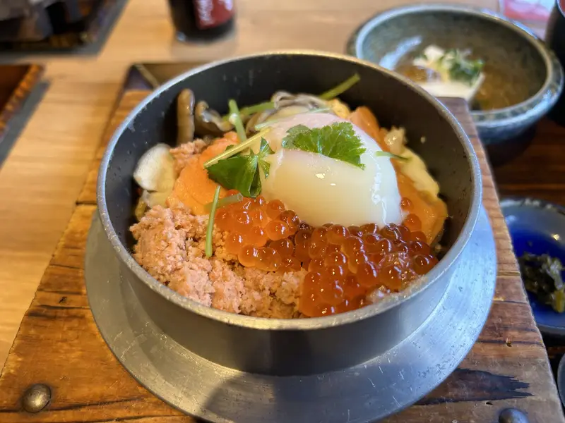 草津湯畑 まんてん 釜めし