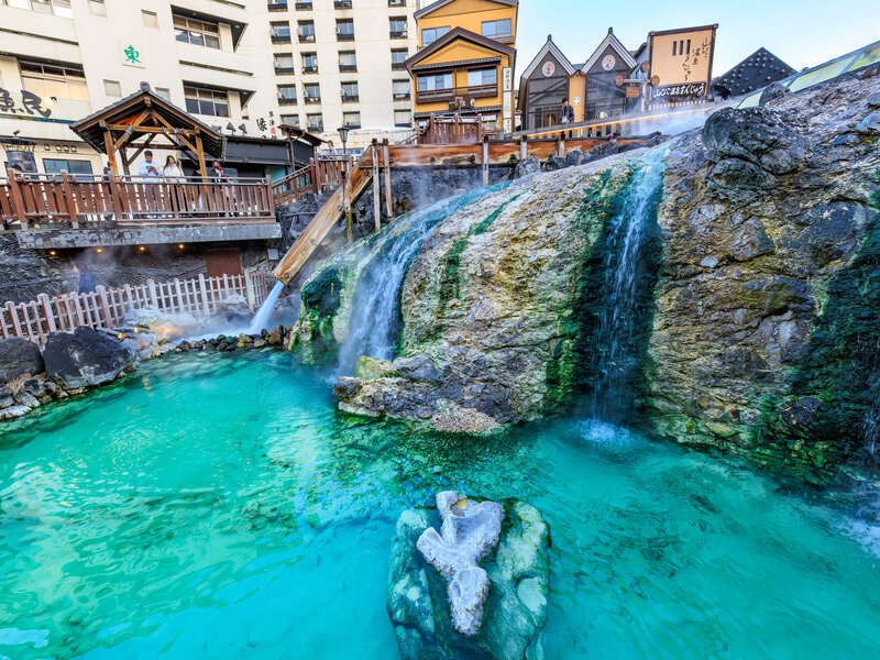 草津温泉 湯畑
