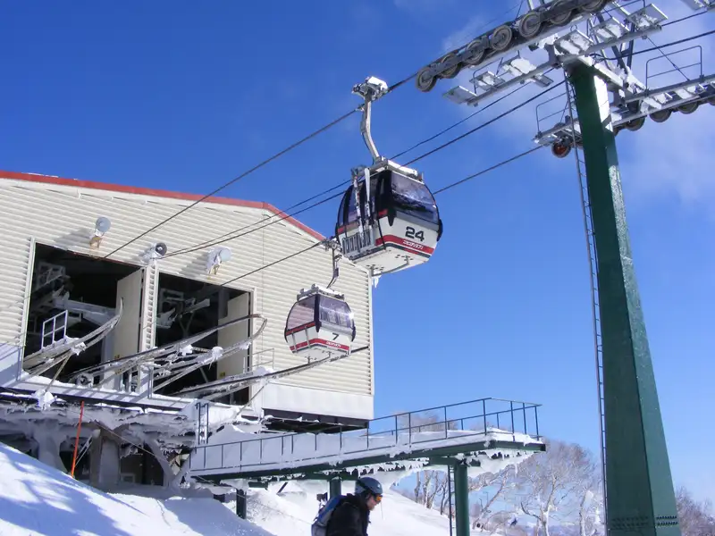 ニセコアンヌプリ国際スキー場のゴンドラ