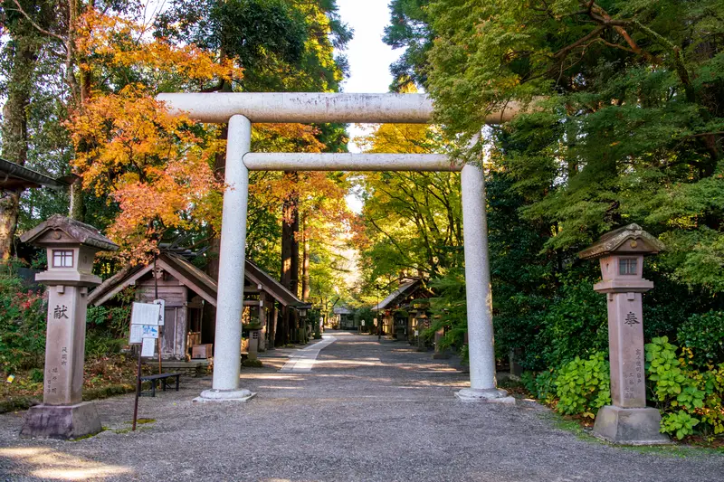 天岩戸神社の紅葉