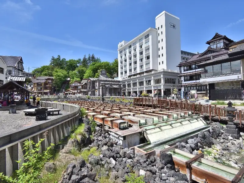 草津温泉 湯畑