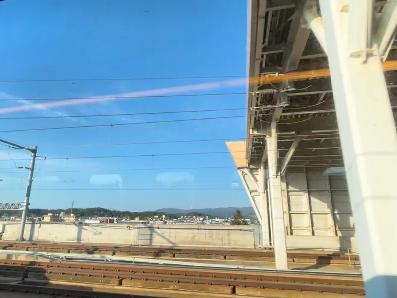 八戸駅周辺の車窓からの風景