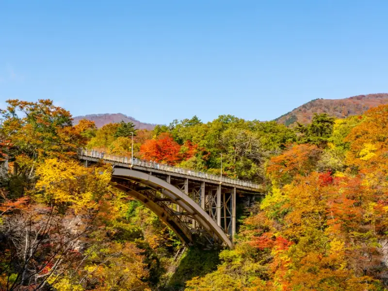 鳴子峡の紅葉