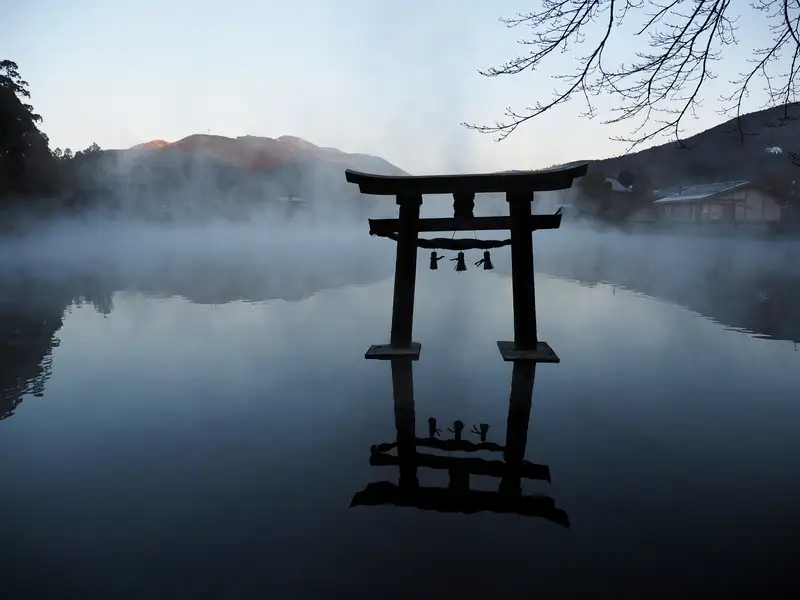 金鱗湖（大分県・由布市）